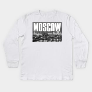 Moscow Cityscape Kids Long Sleeve T-Shirt